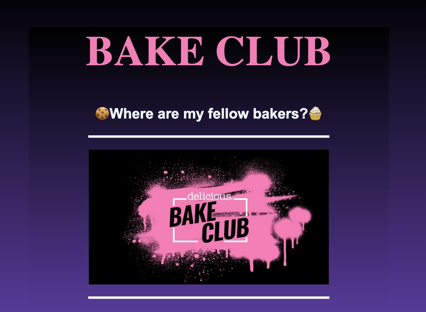 bake club